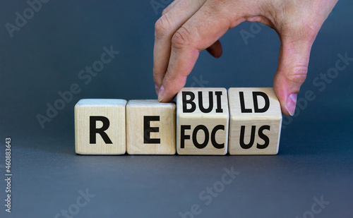 Фотография Refocus and rebuild symbol