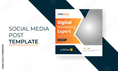 Creative Digital business marketing post banner template, advertising design, social media banner post design