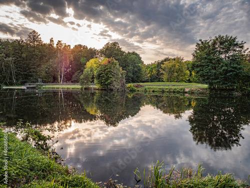 River landscape on the Spree