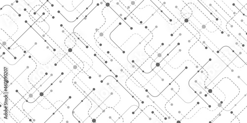 Technological abstract linear background.Engineering drawing of future technologies .Computer aided design systems.Vector illustration .