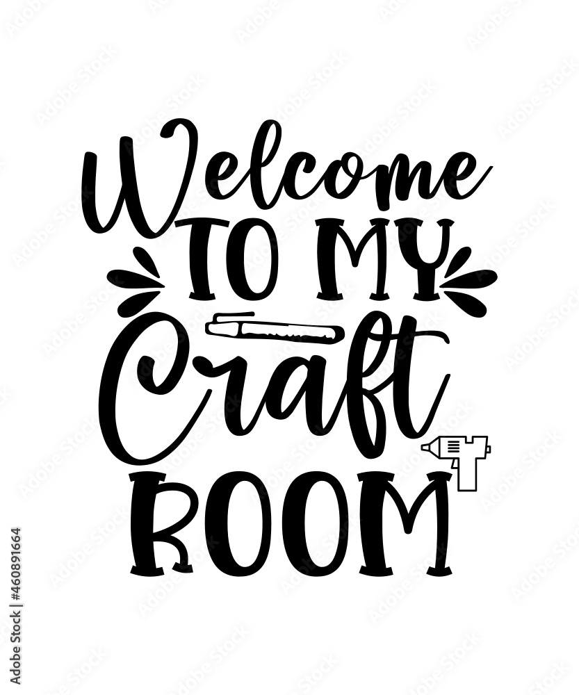 Obraz premium Crafters SVG Bundle, Craft SVG, Crafting SVG, Craft Room svg, Funny Craft Quote svg, Vinyl svg, Sewing svg, Scrapbooking, Cut File Cricut,Crafters SVG bundle by Oxee, Craft SVG, Crafting SVG, Craft Ro