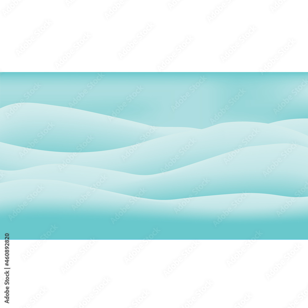 Naklejka premium christmas snowy hills abstract background with gradient