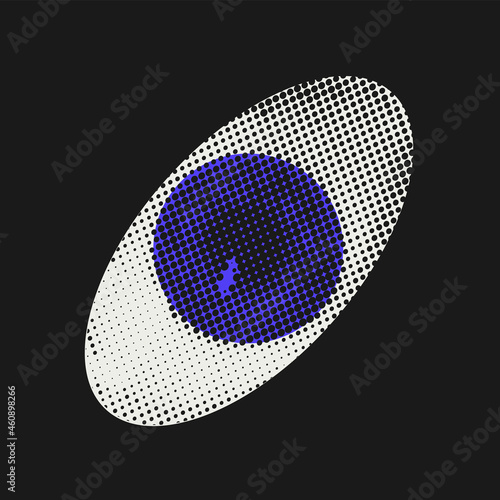 Geometric Vector Shape. Figure isolated on background.