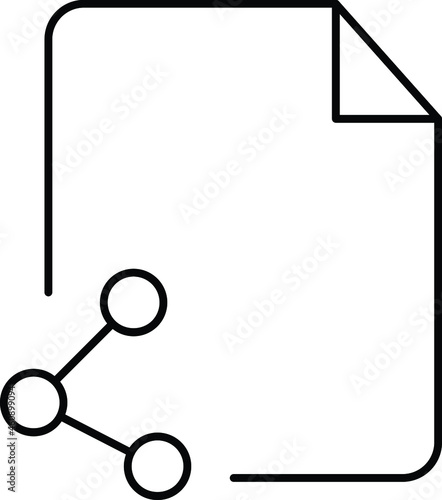 Share files Isolated Vector icon which can easily modify or edit

