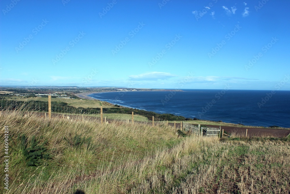 Looking towards Filey Bay from Speeton, North Yorkshire.