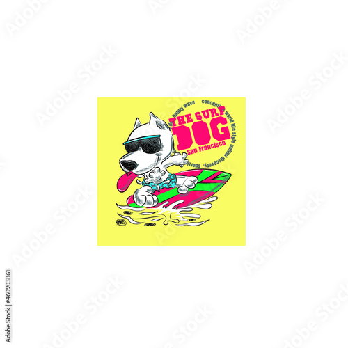 DOG SURFING