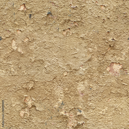 Peeling paint on the wall. Seamless texture. Perfect tiled on all sides.
