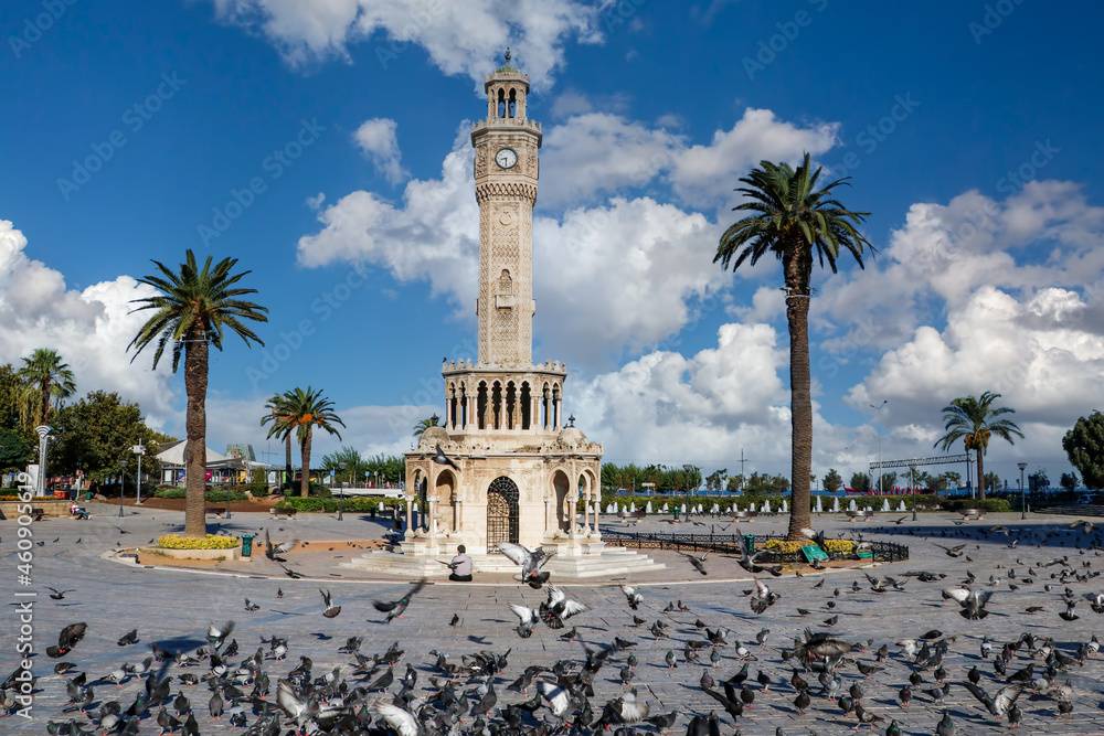 Turkey Izmir Konak Square Old Clock Tower