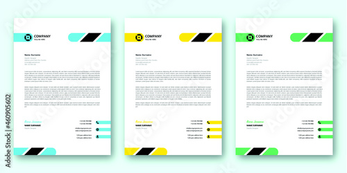 Professional creative letterhead template design for your business © MdSohanur