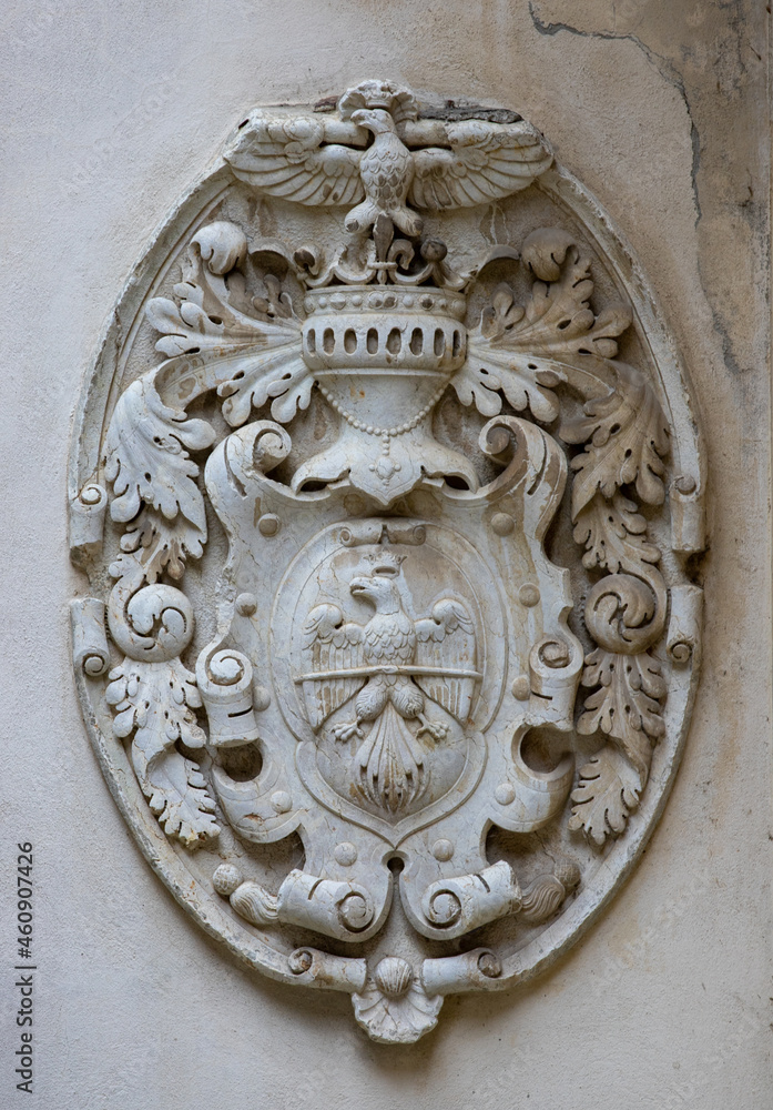 Architectural details at the Peles Castle in Sinaia city - Romania 28.Sep.2021 It is a palace built between 1873 and 1914 as the summer residence of the kings of Romania Architectural details at the Peles Castle in Sinaia city - Romania 28.Sep.2021 It is a palace built between 1873 and 1914 as the summer residence of the kings of Romania