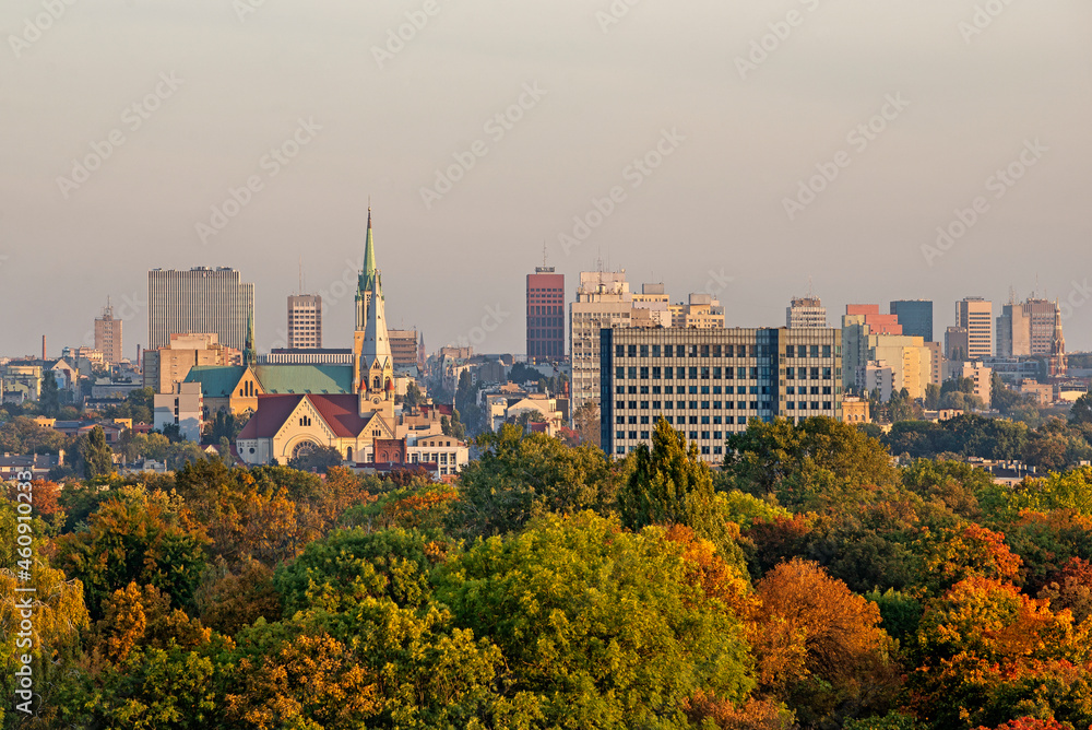 Miasto Łódź, Polska.	