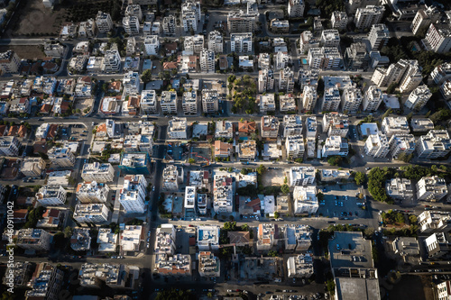 High angle view of residential area of Limassol, Cyprus