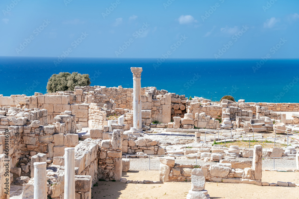Ruins of ancient city of Kourion. Limassol District, Cyprus