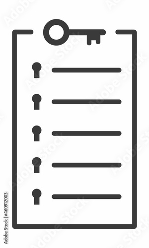 Minimal key takeaway checklist.  Report or text and basic moments in document or book.