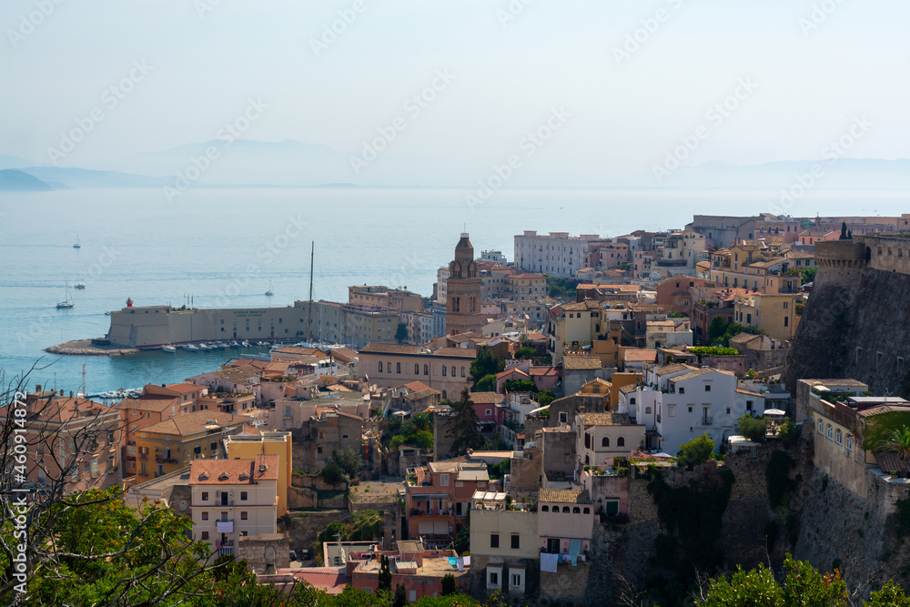 Obraz premium Morning walk in old part of Gaeta, ancient Italian city in province Latina