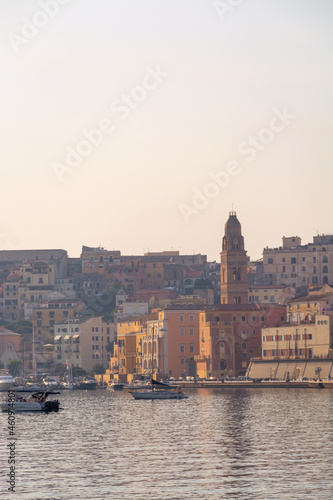 Morning walk in old part of Gaeta, ancient Italian city in province Latina