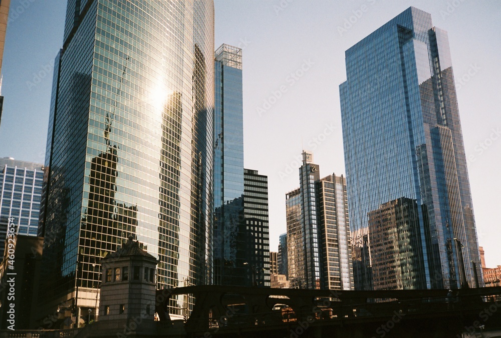 Fototapeta premium Beautiful Architecture on 35MM Film