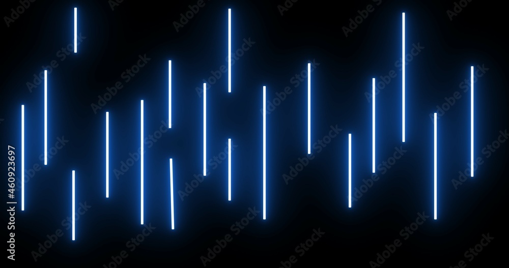 Obraz premium Neon Light Stock Image In Black Background