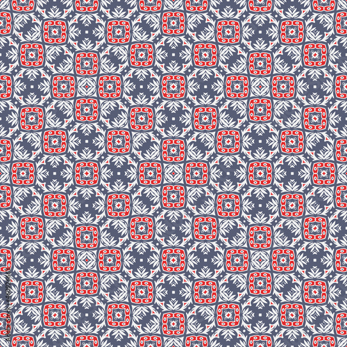 Vector seamless geometric pattern, background for design.