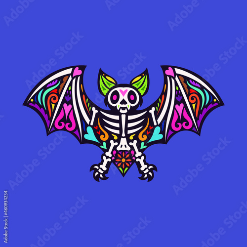 Bat Dia de muertos, Day of the dead