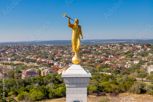 Aerial View Of The San Antonio Texas Temple photo