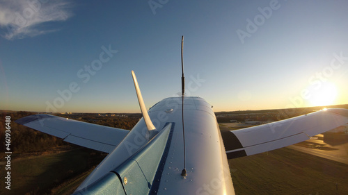 General Aviation Aircraft On A Normal Flight photo