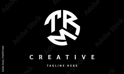 TRM circle three letter logo photo