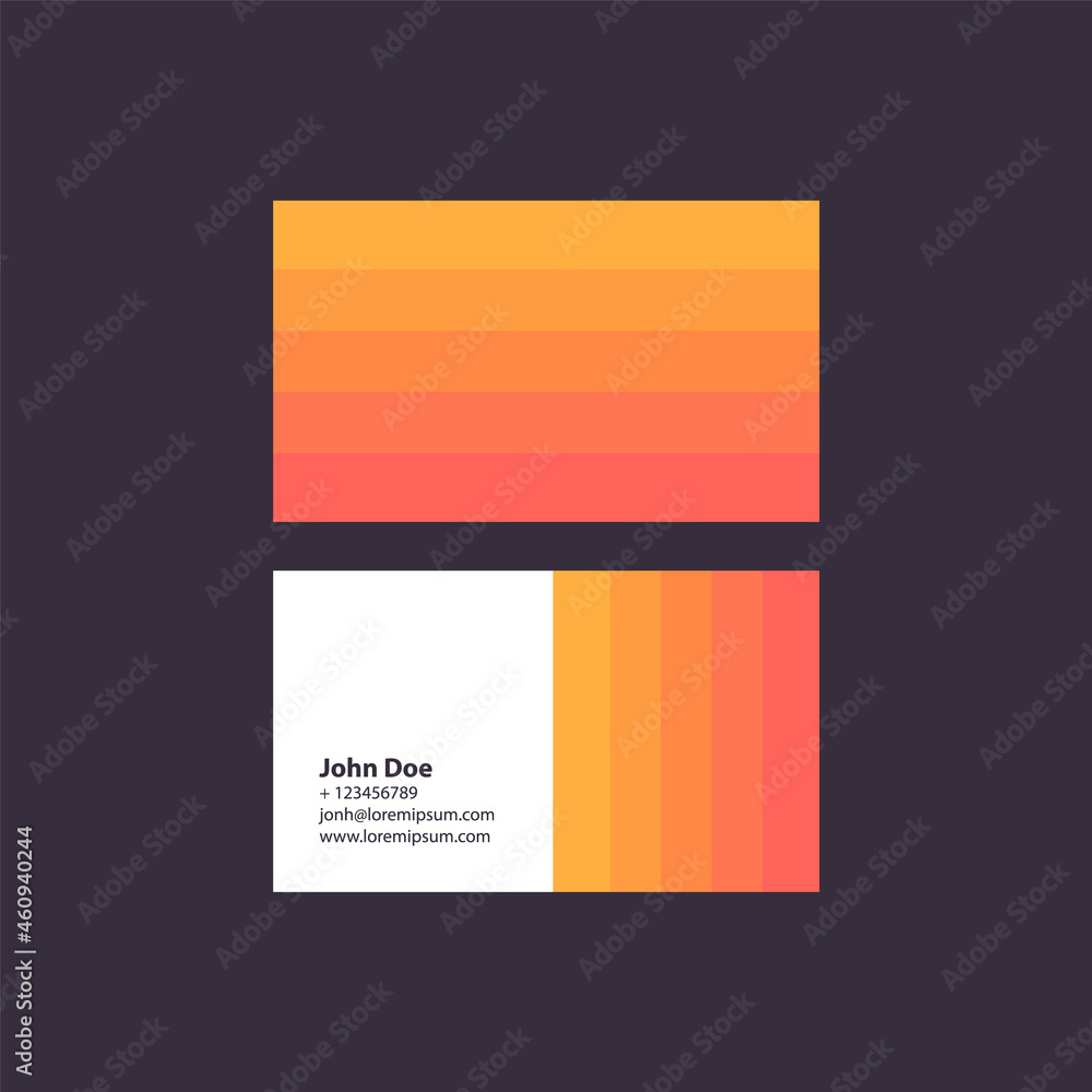 Naklejka premium Business card template.