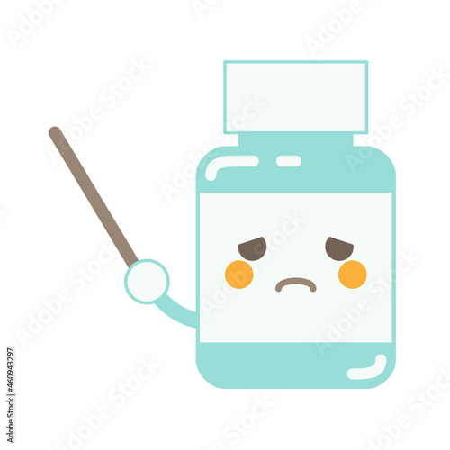 指示棒薬瓶悲しむ