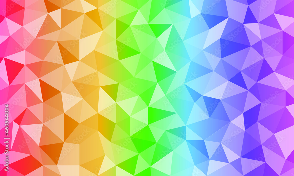 Obraz premium Abstract Triangular Gradient Polygon Background , Vector
