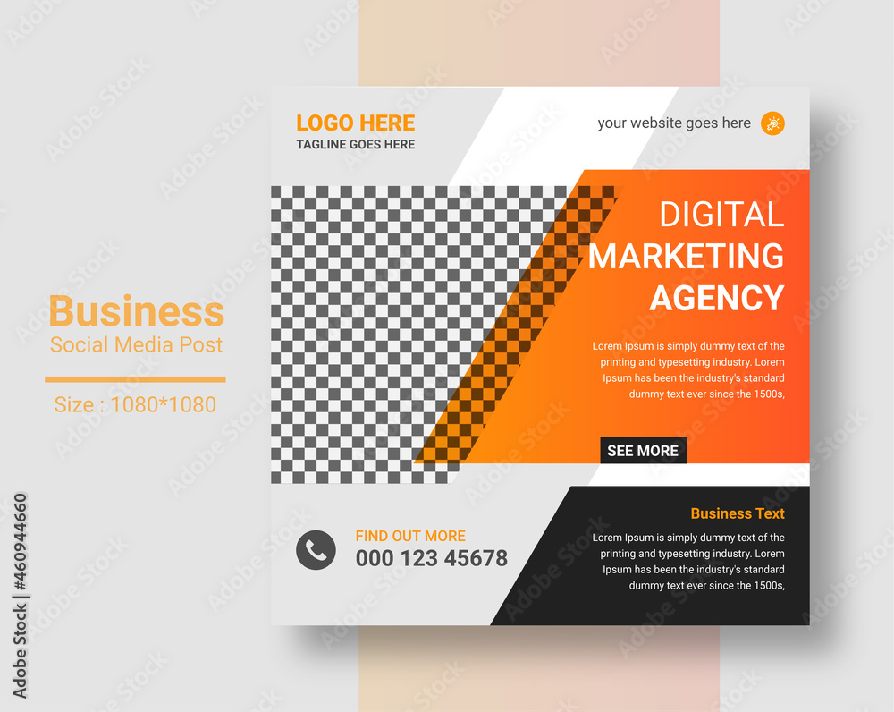 Modern Social square web banner for social media post template design, Facebook Post, Instagram Post template Modern Social square web banner for social media post template design, Facebook Post, Instagram Post template