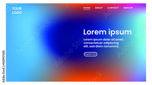 ABSTRACT GEOMETRIC BACKGROUND GRADIENT LIQUID COLOR DESIGN VECTOR TEMPLATE FOR WALLPAPER, COVER DESIGN, HOMEPAGE DESIGN
