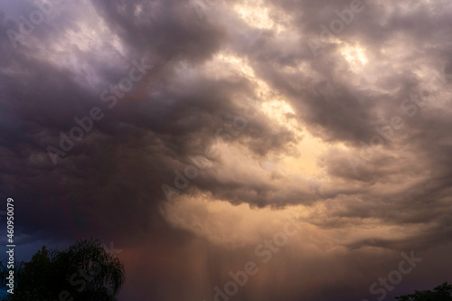 As the rain descends on Southern California. © Holly