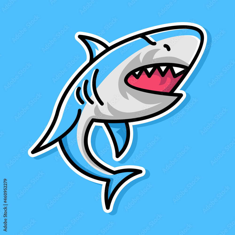 shark cartoon design shark cartoon design