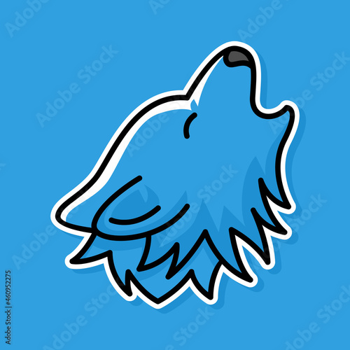 wolf cartoon design