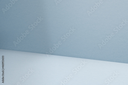 Blue product backdrop with blank space