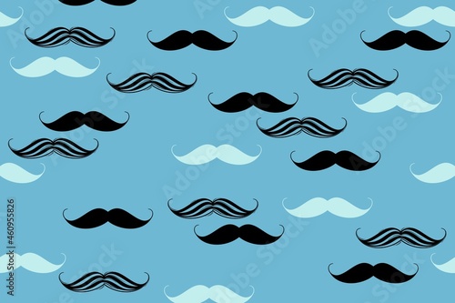 Moustache background  cute desktop wallpaper