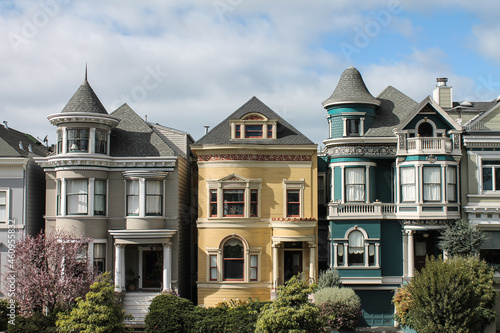 classical houses in the city