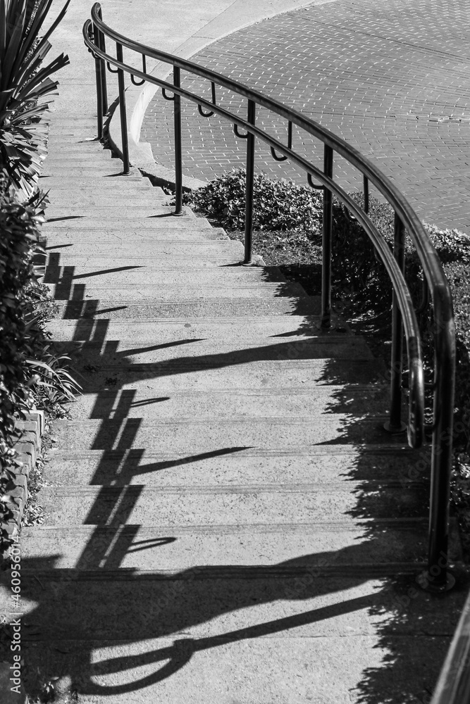 Fototapeta premium curved stairs