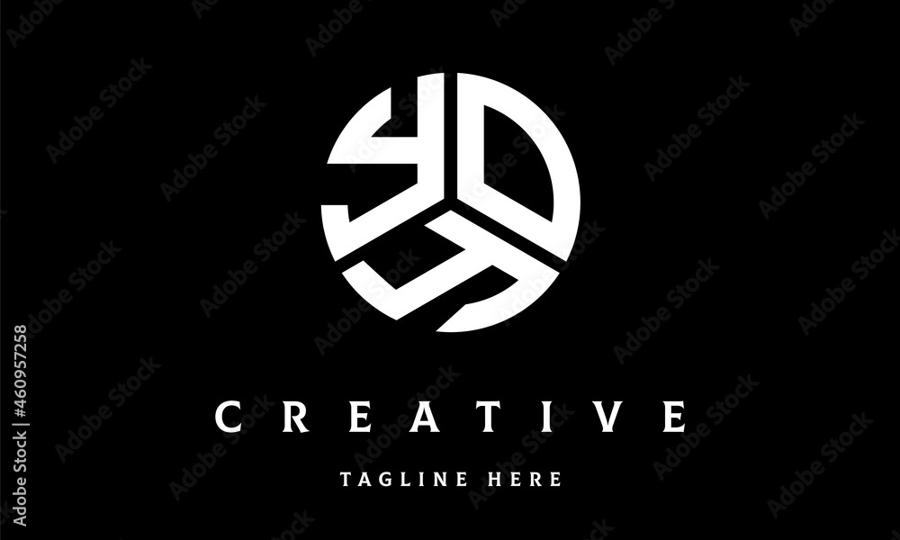 YOY circle three letter logo YOY circle three letter logo