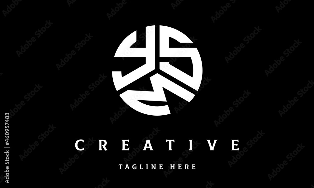 YSM circle three letter logo YSM circle three letter logo