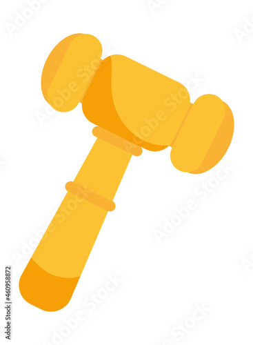 yellow gavel icon