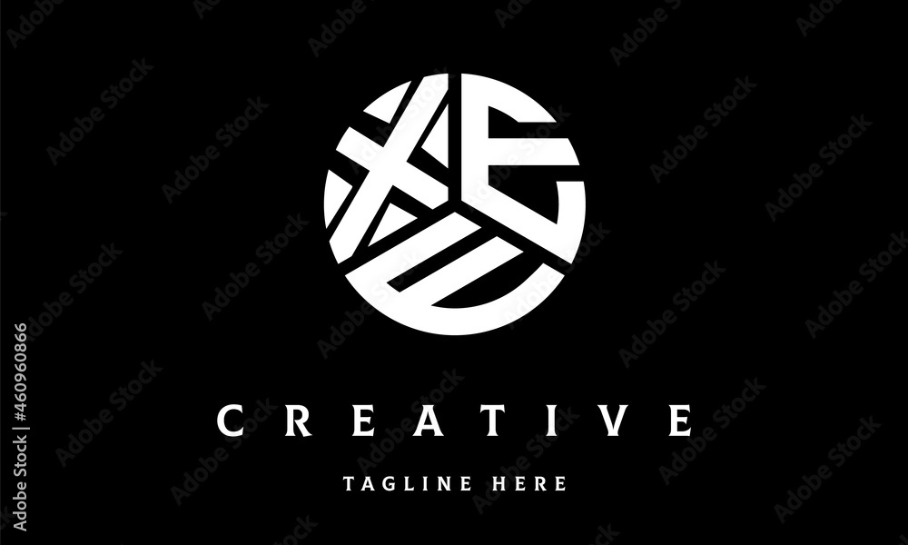 XEE circle three letter logo XEE circle three letter logo