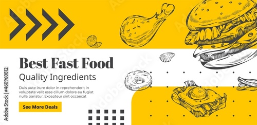 Best fast food, burgers and chicken discounts sale