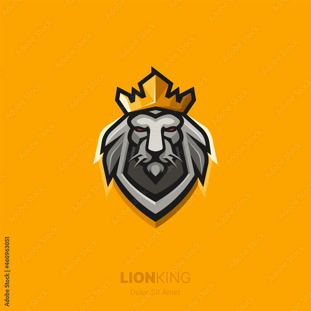 Lion king gaming esport logo Lion king gaming esport logo