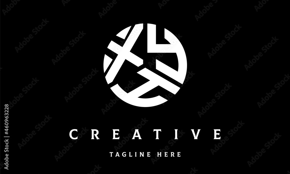 XYH circle three letter logo XYH circle three letter logo