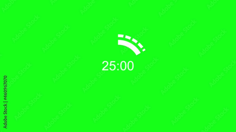 Animation Countdown Timer 30 Second Green Screen vídeo de Stock Adobe