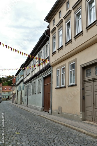 Alte Häuser in der Linsenstrasse in Mühlhausen / Thüringen