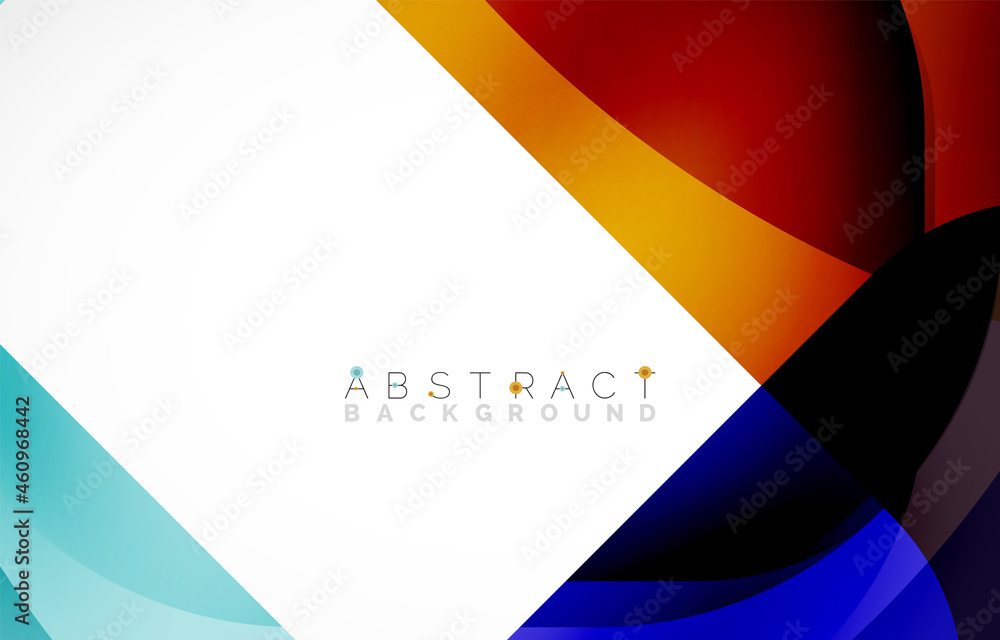Minimal background. Abstract square shape with round corners created with wavy forms. Vector Illustration For Wallpaper, Banner, Background, Landing Page Minimal background. Abstract square shape with round corners created with wavy forms. Vector Illustration For Wallpaper, Banner, Background, Landing Page