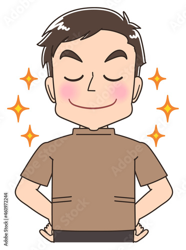 整体師・針灸師風の男性